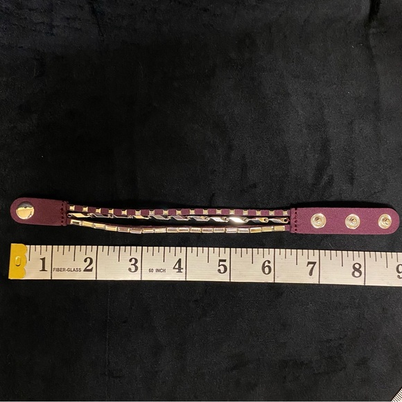 Bomb Party Elevated Fall Stack set of 3 Bracelets Silver Plating - Picture 5 of 8